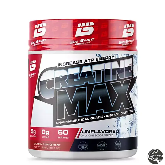 Creatina Max 100% Pura 300g – Bio Sport USA