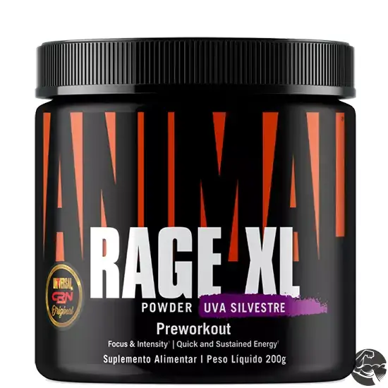 Pré-Treino Animal Rage XL 200g - Universal Nutrition