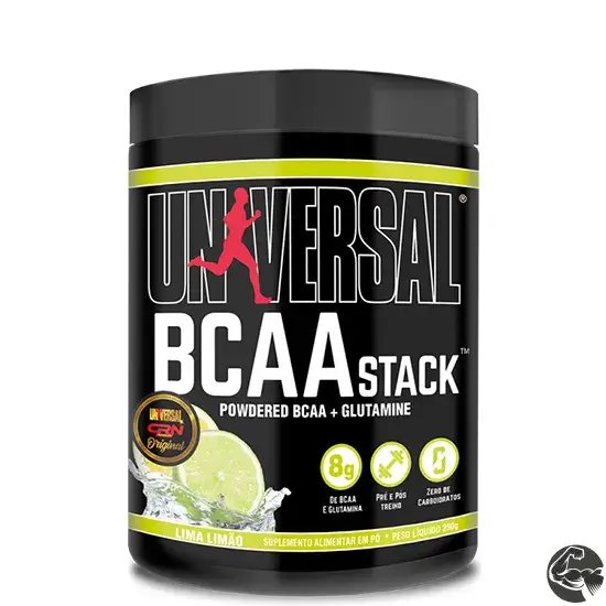 BCAA Stack com Glutamina 250g - Universal Nutrition