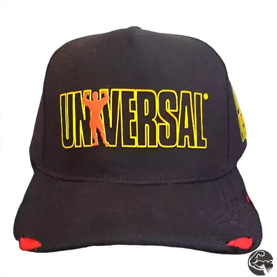Boné Preto Logo Amarelo - Universal Nutrition