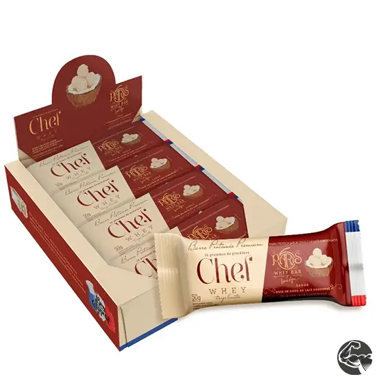 Barrinha Premium 50g Cx.12 Unidades - Chef Whey
