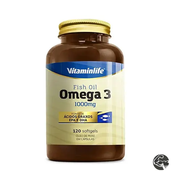 Óleo de Peixe Ômega 3 1000mg 120 softgels - Vitaminlife