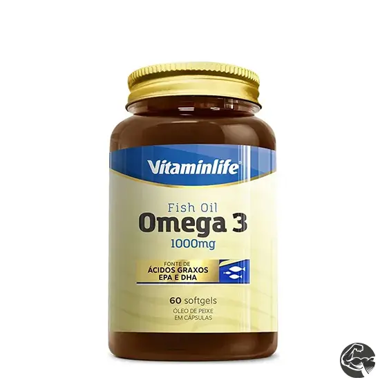 Óleo de Peixe Ômega 3 1000mg 60 softgels - Vitaminlife
