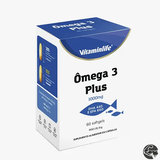Ômega 3 Plus 1000mg 60 softgels - Vitaminlife
