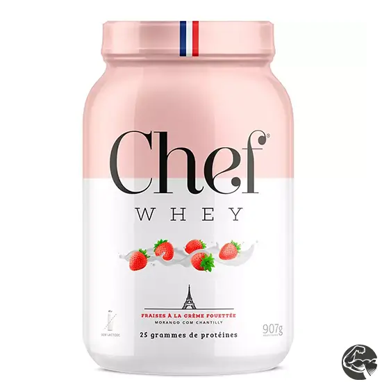 Whey Protein 907g Morango com Chantilly - Chef Whey