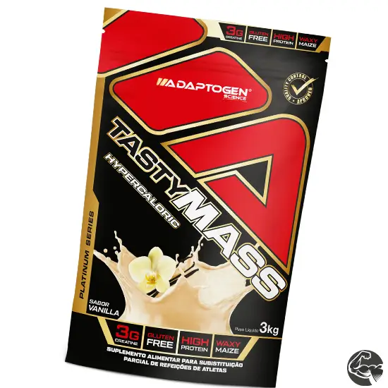 Tasty Mass Hipercalórico 3kg - Adaptogem.