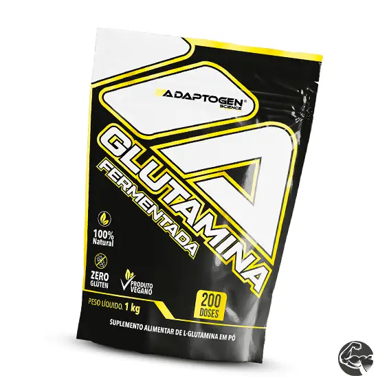 Glutamina Fermentada Refil 1kg - Adaptogen.
